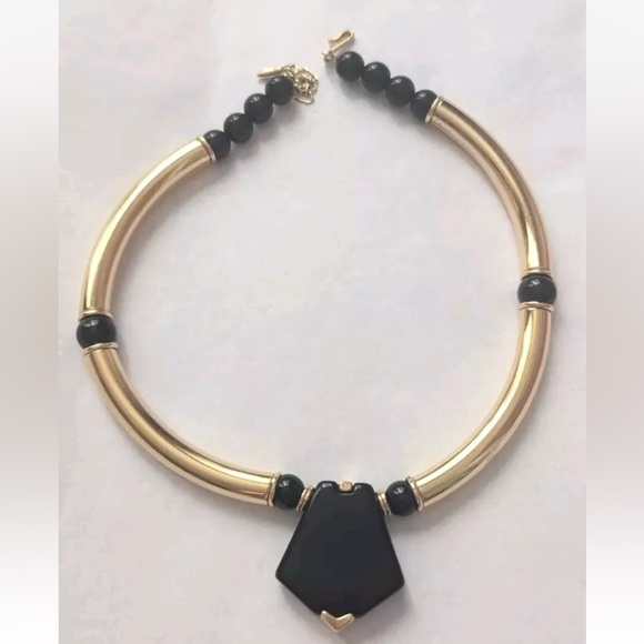 80’s Art Deco Style Necklace - Picture 4 of 4